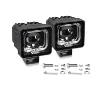 ESPYN Headlight Motorbike Motorcycle LED Auxiliary Headlight High/Low Protector Fog Lamps Lighthouse 120W 6000K 12V 24V