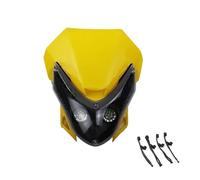 ESPYN Headlight Motorbike Universal 12V 35W Motorcycle Headlight LED Front Headlamp Fairing For Almost Dirt Pit Bike(Yellow)