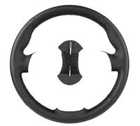 ESPYN Steering Wheel Cover For VW For Crafter 2006 2007 2008 2009 2010 2011 2012 2013 2014 2015 2016 Leather Steering Wrap Car Steering Wheel Cover Auto Steering Wheel Cover (Color : Black)