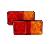 ESPYN Tail Lights Rear lights 2PCS 12V 24V Tail Light Taillight Turn Signal Indicator Stop Lamp Rear Brake Light For Car Truck Trailer Caravan Rear Lamp(12V,2pcs)
