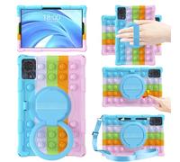 EspZanthic Case for DOOGE E T30 Pro 11 Inch, Soft Silicone Cover for DOOGE E T30 Ultra 11 Inch 2023 with Stand DOOGE E T30S/T30SE 2024 Newest Tablet Case, Colour Blue