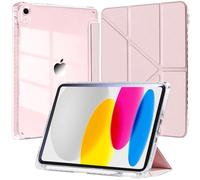 EspZanthic Case for iPad (A16) 11th Generation 11 Inch 2025, iPad 10th Generation 10.9 inch 2022 with Pencil Holder, 6-in-1 Multiple Viewing Angles Y-Shaped Stand, Transparent Back Cover