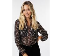 EsQualo Blouse Basic Animal Steps Print size 36 | Blouses Outlet | Women 36