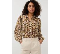EsQualo Blouse Basic Leopard Dream Print size 36 | Button-Down Shirts Outlet | Women 36
