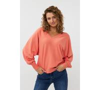 EsQualo Sweater Batwing Basic Knit Amber Glow size S | Sweaters Outlet | Women | Yellow S