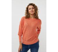 EsQualo Sweater Batwing Lurex Amber Glow size S | Knitted Sweaters Outlet | Women | Yellow S