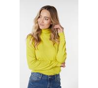 EsQualo Sweater Puff Slve Buttons Warm Olive size XS | Sweaters Outlet | Women | Green XS