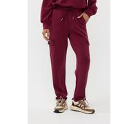 EsQualo Trouser Cargo Satin Modal Wine Red size S | Sweatpants Outlet | Women | Red S