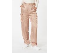EsQualo Trousers Cargo Sateen Gold size 36 | Formal Pants Outlet | Women | Yellow 36