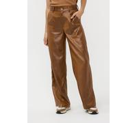 EsQualo Trousers Metallic Em Brandy size 40 | Leather Pants Outlet | Women