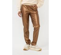 Esqualo Trousers Tregging Vegan Leather Brandy size 36 | Leather Pants Outlet | Women 36