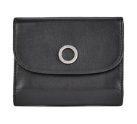 Esquire Leather Purse Athena Lady Clip Wallet Black