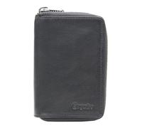 Esquire card case Oslo Nappa CC Zip Wallet Black