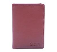 Esquire card case Oslo Nappa Wallet Red