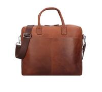 Esquire Dallas Briefcase Leather 38.5 cm Laptop compartment brown