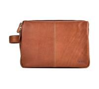 Esquire Dallas Toiletry bag Genuine Leather 25 cm brown