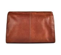 Esquire Dallas Toiletry bag Genuine Leather 30 cm brown