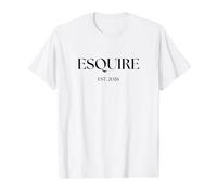 Esquire Est. 2026 Lawyer Passed The Bar Law School Graduate Value Graphic T-Shirt, Men, White, S