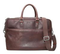 Esquire laptop bag with laptop compartment Buffalo 85 Business Bag Brown dark brown