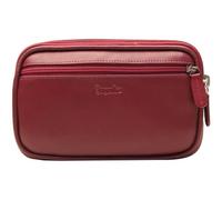 Esquire Leather Duo 59 Belt Bag Red Burgundy