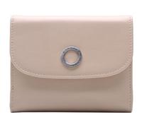 Esquire Leather Purse Athena Lady Clip Wallet Beige