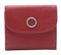 Esquire Leather Purse Athena Little Wallet Red Dark red