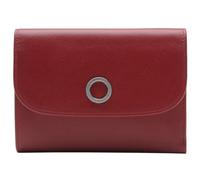 Esquire Leather Purse Athena RFID Lady Wallet Red Dark red