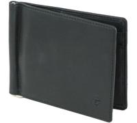 Esquire Logo credit card case leather 11 cm black