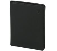 Esquire Logo identity card case leather 9 cm black