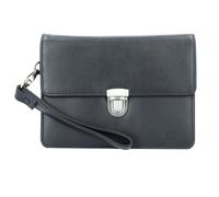 Esquire Oxford wrist bag leather 24 cm black