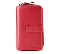 Esquire Primavera Wallet RFID protection Leather 15.5 cm red