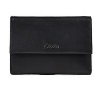 Esquire Silk Wallet RFID protection Genuine Leather 14 cm black