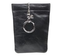 Esquire Toscana Leather Key Case Key Ring 6 cm, black, One Size