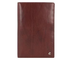Esquire Toscana passport case RFID leather 12 cm brown