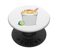 Esquites Elote Corn Roasted Mexican Street Corn Elote Mexico PopSockets Adhesive PopGrip