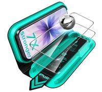 ESR 2-Pack of 9H+ Glass Screen Protectors for the iPhone 17/iPhone 16 Pro, Military-Grade, Shatterproof, and Highly Durable Armorite Ultra-Tough Tempered Glass with Ultra Fit Tray