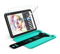 ESR 2 Pack Paper-Feel Armorite Screen Protectors for iPad Pro 11 Inch (M5/M4) 2025/2024, Write and Draw Like on Paper, 9H Tempered Glass Film with Ultra Fit Tray, Military Grade, Apple Pencil Support