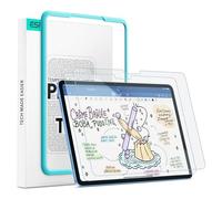 ESR 2 Pack Paper-Feel Screen Protectors for iPad A16 11th/10th 11/10.9 Inch | 2025/2022, Write and Draw Like on Paper, 9H Tempered Glass, Matte Writing Film with Alignment Frame,Anti-Glare
