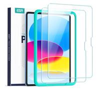 ESR 2 Pack Screen Protector for iPad 11th/10th Generation A16 (11/10.9 Inch, 2025/2022), 9H Tempered Glass Film Guard with Alignment Frame, Anti-Scratch, Bubble Free, HD Clarity, Apple Pencil Support