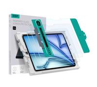 ESR 2 Pack Screen Protector for iPad Air 11 Inch M4/M3/M2 (2026/2025/2024), 9H Tempered Glass Film with Easy Application Tray, Scratch Resistant, Bubble Free, HD Clarity, Touch Sensitive