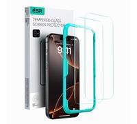 ESR 2-pack Tempered Glass Screen Protector for Apple iPhone 16 - Clear
