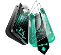 ESR 3 Pack 9H+ Glass for iPhone 15 Pro Screen Protector, [Military Grade Shatterproof & Longest Durable] Full Coverage Tempered Glass with Updated Easy Installation Tool