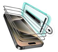 ESR 3 Pack for iPhone 15 Pro Max Screen Protector, FlawlessFit Tray