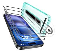 ESR 3 Pack for iPhone 16 Plus/15 Plus Screen Protector, FlawlessFit Tray