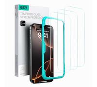 ESR 3 Pack for iPhone 16 Pro Max Screen Protector, Tempered Glass Film with Easy Installation Tool, 9H Hardness, Military-Grade Shatterproof, HD Clear, Scratch Resistant