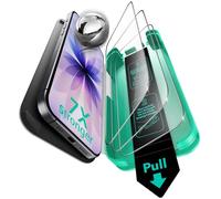 ESR 3-Pack of 9H+ Glass for iPhone 17/16 Pro Screen Protectors, Military-Grade, Shatterproof, and Highly Durable Armorite Ultra-Tough Tempered Glass with Ultra Fit Tray