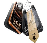 ESR 3-Pack of 9H+ Glass Screen Protectors for the iPhone 17 Pro, Military-Grade, Shatterproof, and Highly Durable Accessory Glass by Corning™ with UltraFit Tray