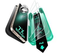 ESR 9H+ Tempered Glass Screen Protector for iPhone 16 Pro, Bubble- and Dust-Free, iPhone Tempered Glass, Military Grade Shatterproof Protection, Durable with Updated Easy Installation Tool