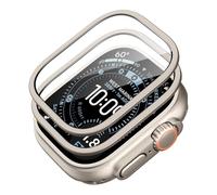 ESR Armorite Screen Protector for Apple Watch Ultra 4 2026/3/2/1, Titanium | 49 mm, Military-Grade Protection, Tempered Glass Film With Aluminum Alloy Frame, Anti-Scratch, 2 Pack