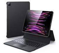 ESR Ascend for iPad Keyboard Case, iPad Pro 12.9 (2022/2021/2020/2018) Case Keyboard, Magnetic Detachable Case, Fully Adjustable Portrait/Landscape Stand, Black